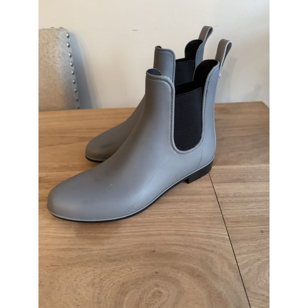 Sam Edelman Tinsley Chelsea Rainboot Grey Matte Size 10 M